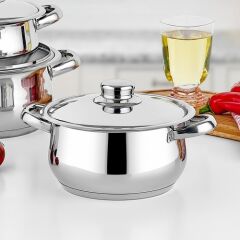 Gülsan Güveç Çakır Çelik Kapaklı set-6 prç