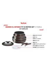 Tefal Ingenio XL Force Titanyum 2X Büyük Set 12 Parça