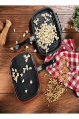 Schafer Kare Double Grıll Pan 34 cm Kare Çift Taraflı Tava